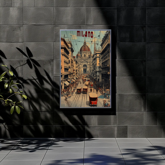 Milano Vintage Poster
