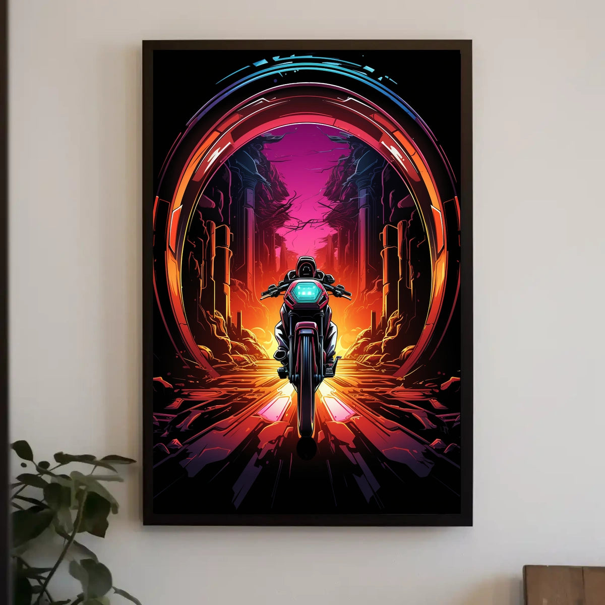 Neon Journey Poster