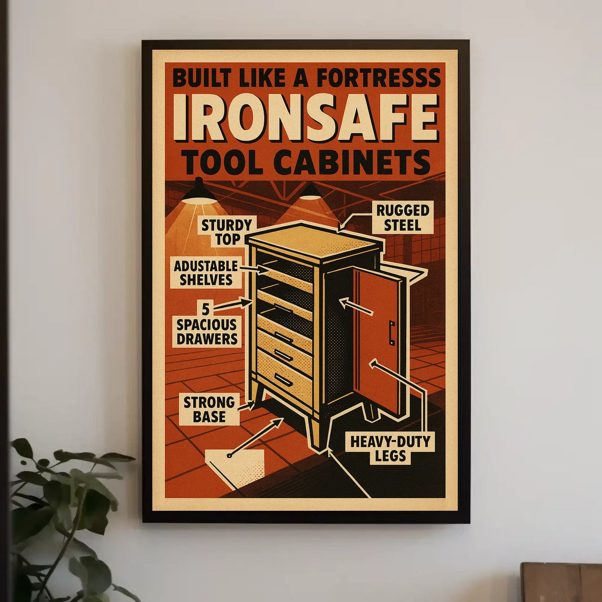 IRONSAFE Tool Cabinets Poster