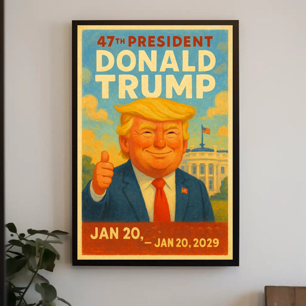 Donald Trump Vision of Prosperity Poster