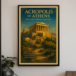 Acropolis Of Athens Poster