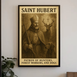 Saint Hubert Patron Of Hunters Poster