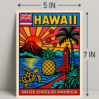 Hawaii Travel Poster PosterGoat
