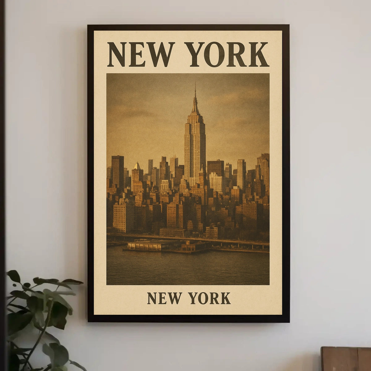 New York City Skyline Poster