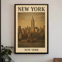 New York City Skyline Poster