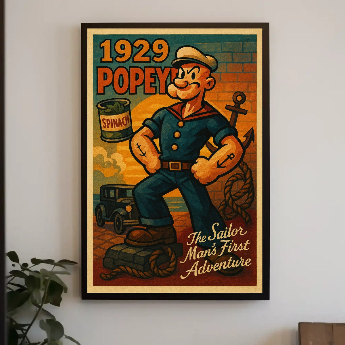 Popeye 1929 Art Poster POP-76