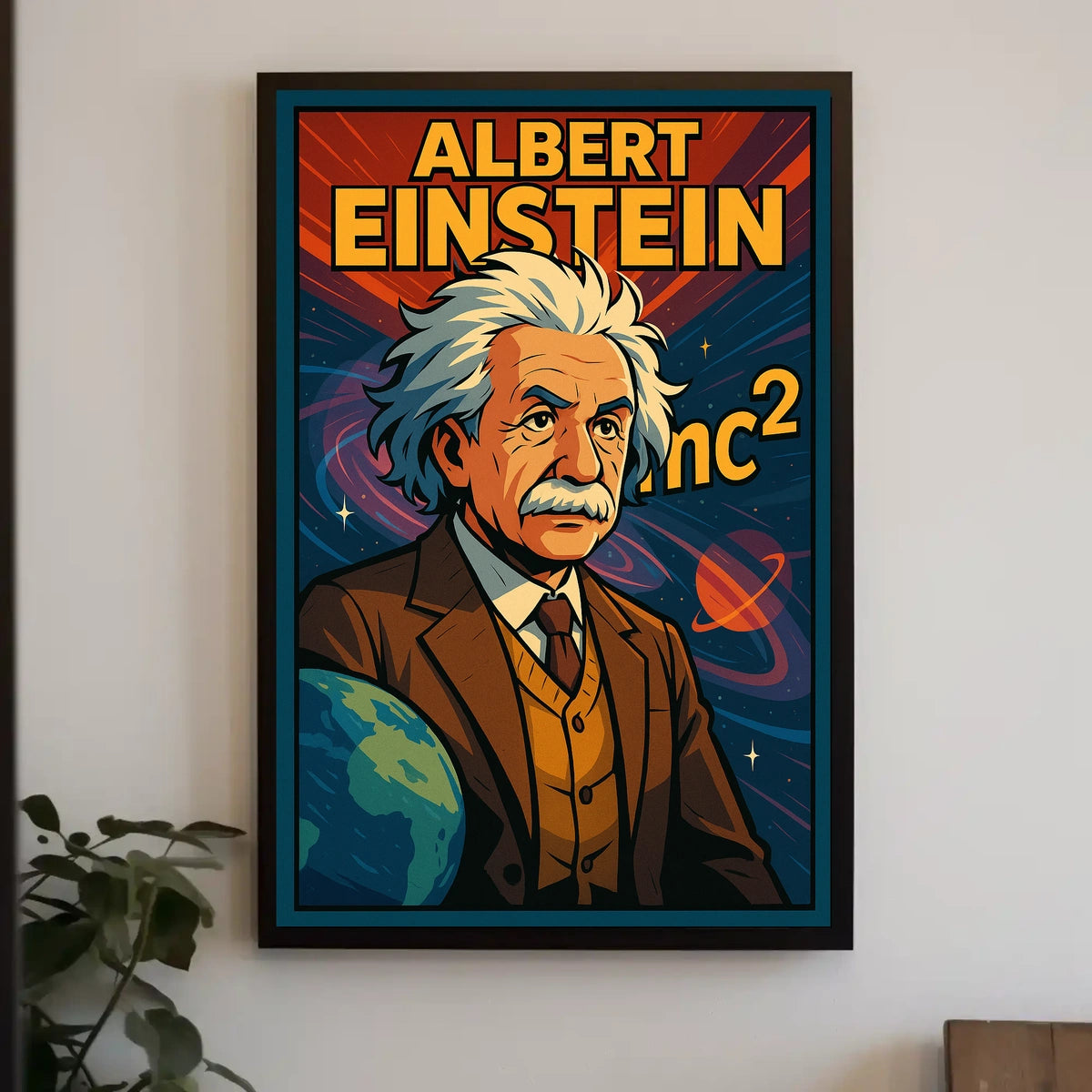 Albert Einstein Iconic Physicist Poster