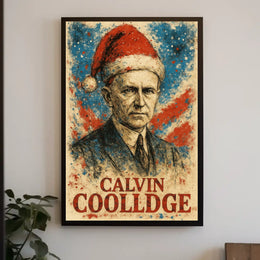 Calvin Coolidge 30th President of the United States Christmas SeriesPoster
