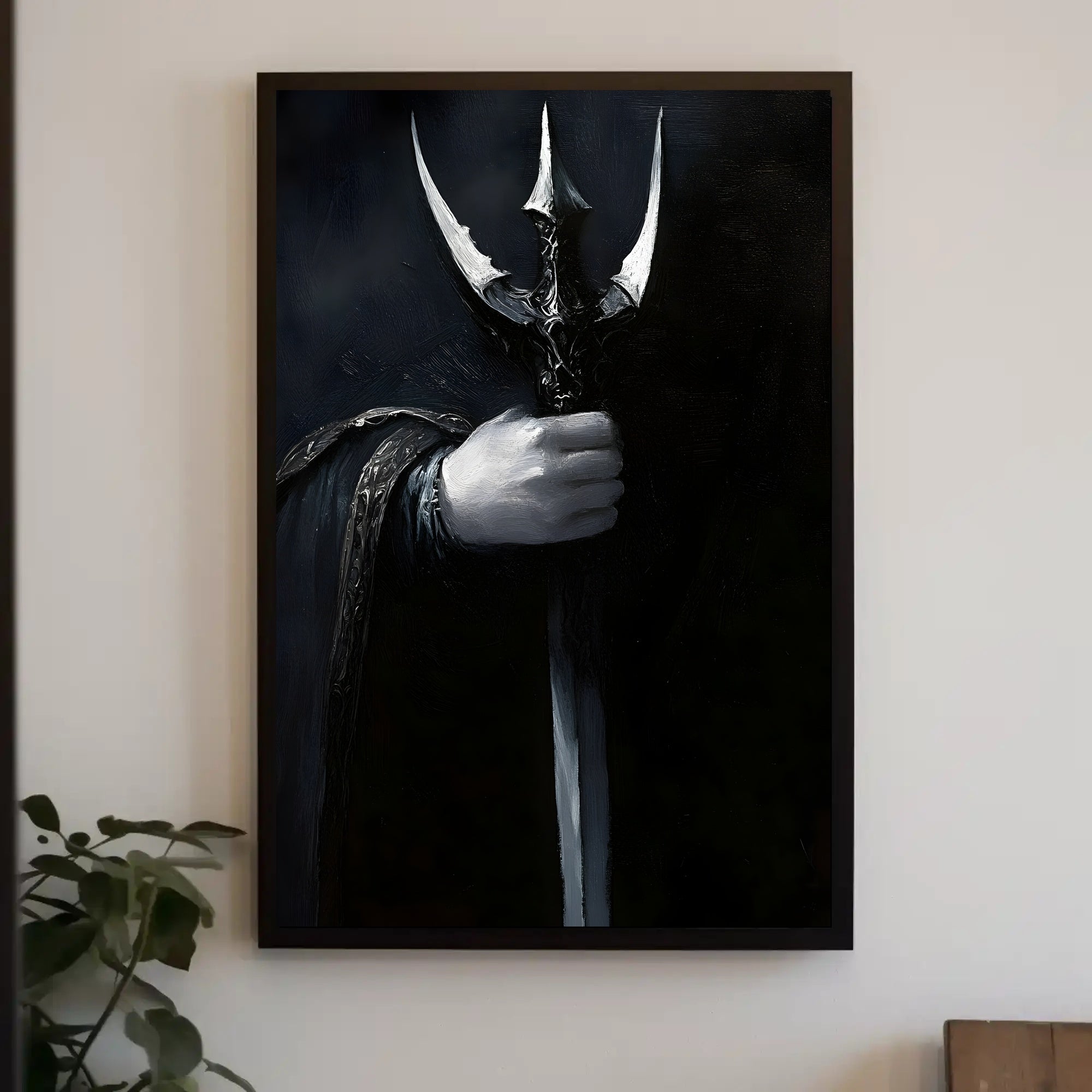 Dramatic Medieval Sword Fantasy Mythology Poster PosterGoat