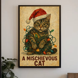 A Mischievous Cat Poster