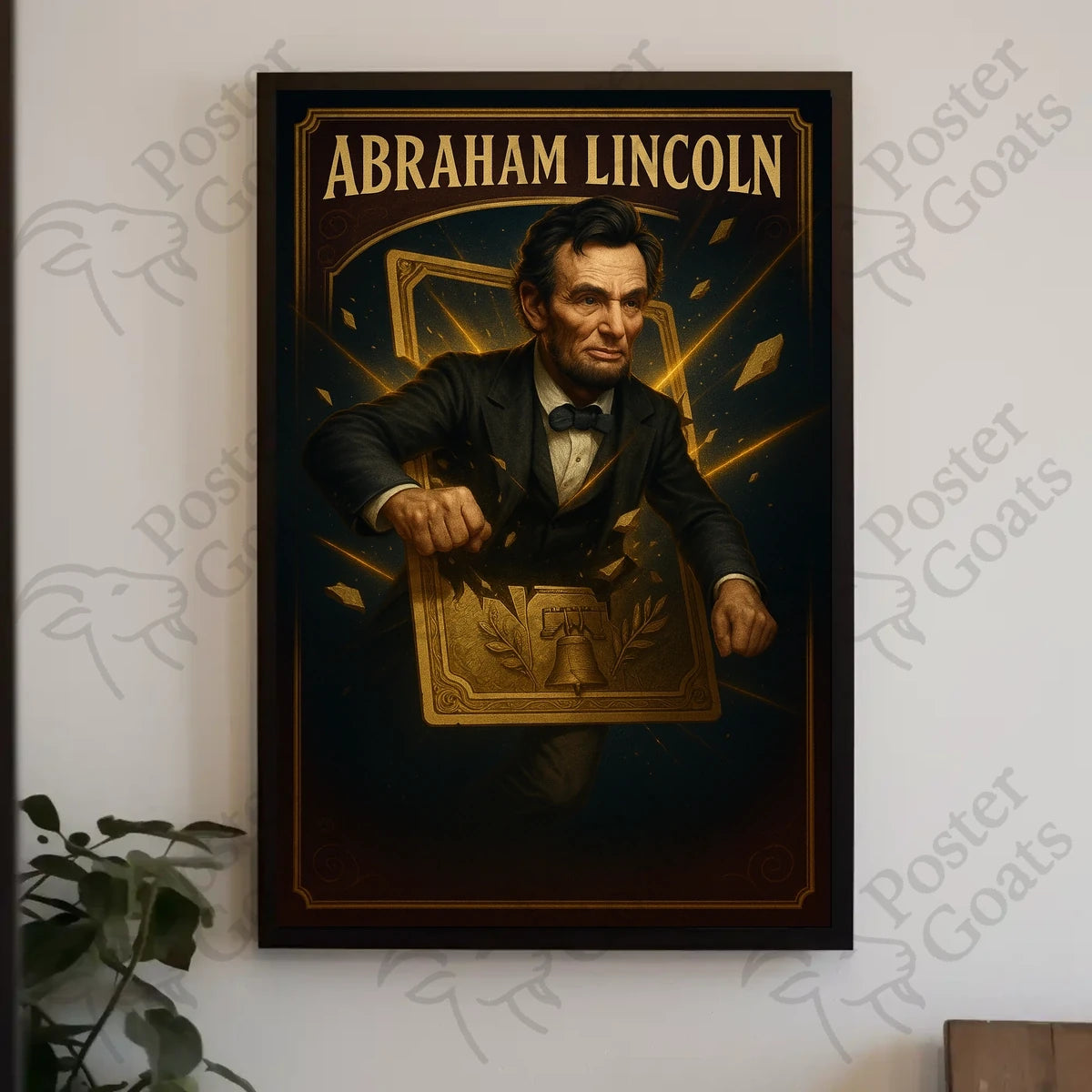 Abraham Lincoln Heroic Breakthrough Historical or Presidential Poster