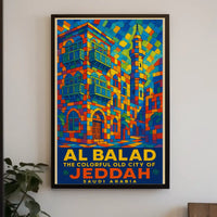 Al Balad The Colorful Old City Of Poster