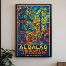 Al Balad The Colorful Old City Of Poster
