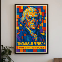 Thomas Jefferson 3rd President Poster