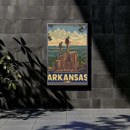 Vintage Poster Arkansas Hikers