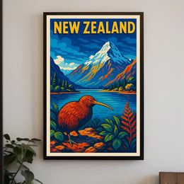 New Zealand Scenic Poster