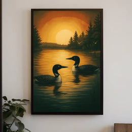 Serenity at Sunset Poster