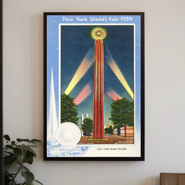 The Star Pylon 1939 Worlds Fair Poster Abstract Wall Art