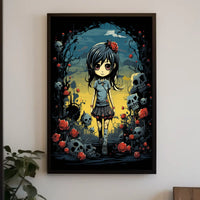 Gothic Garden Stroll Poster