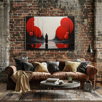 Enigma and Solitude Abstract Artistic Poster