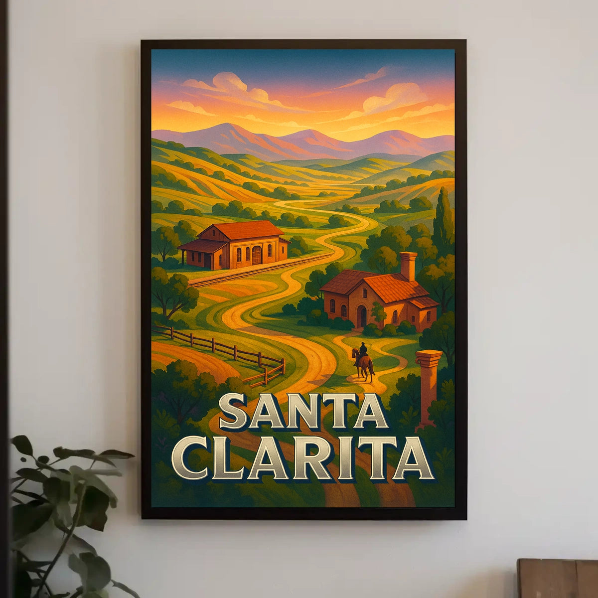 Santa Clarita Landscape Poster