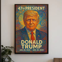 Donald Trump Visionary Future Futurism Collector Poster