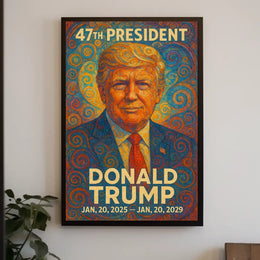 Donald Trump Visionary Future Futurism Collector Poster