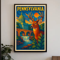 Pennsylvania Wildlife and Heritage Poster