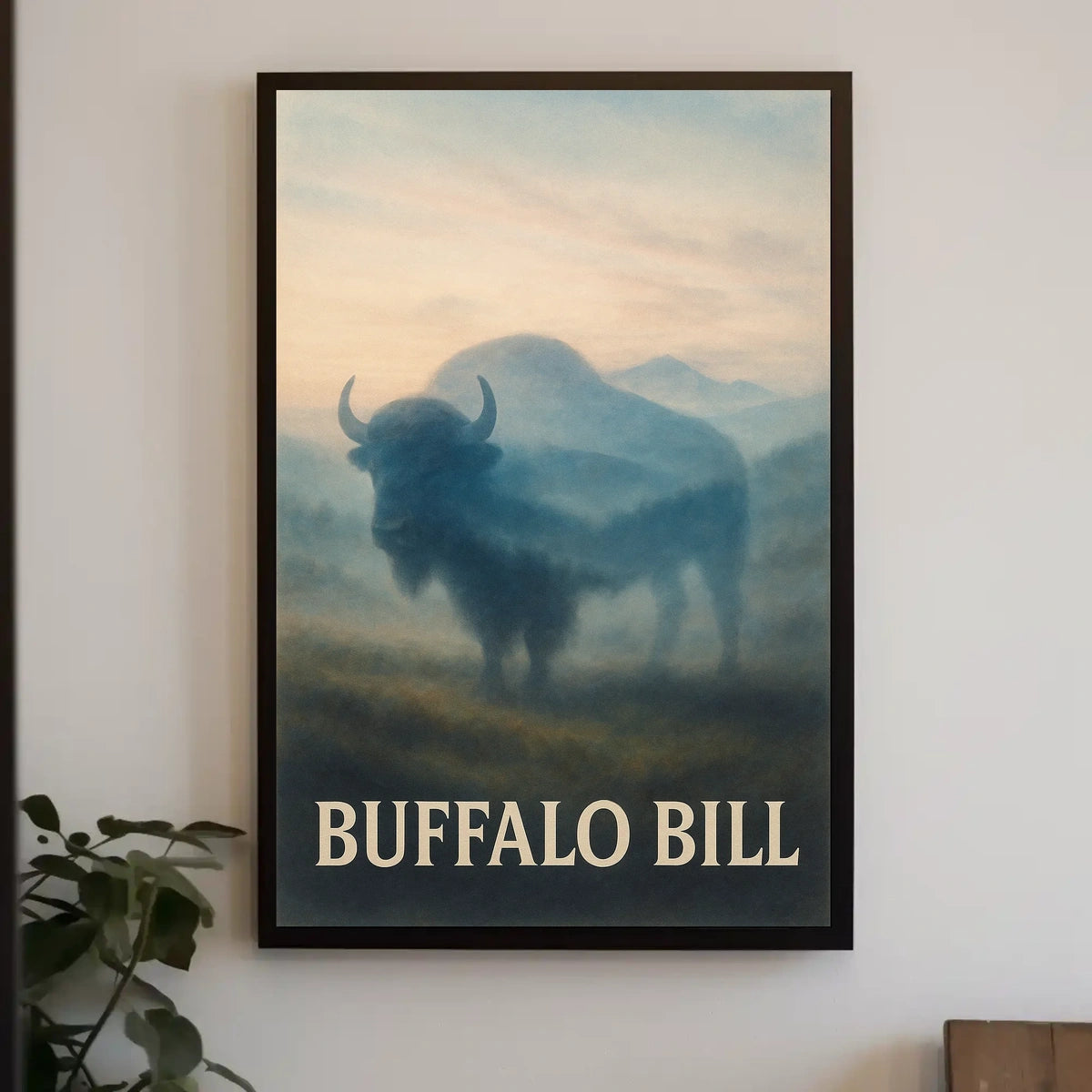 Buffalo Bill Wildlife Illustration Artistry Animal Poster