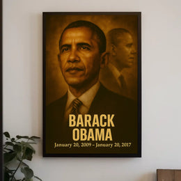 Barack Obama Presidential Tenure Poster