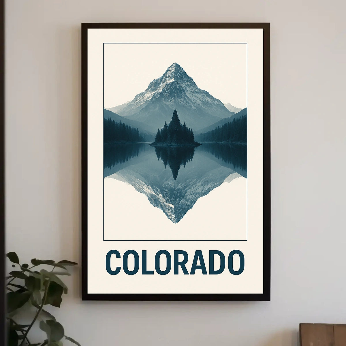 Colorado Mountain Reflection Poster