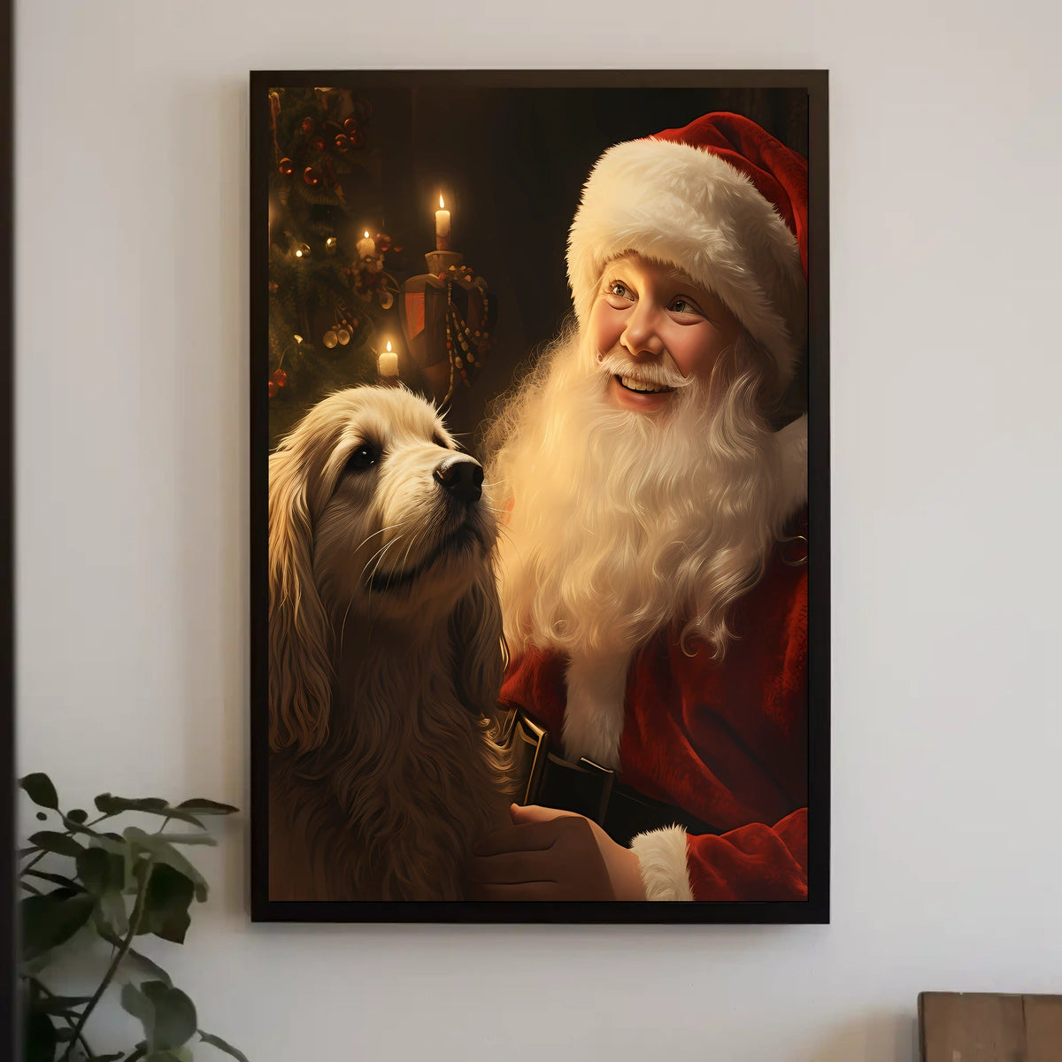 SantaS Joyful Moment Poster