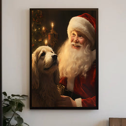 SantaS Joyful Moment Poster