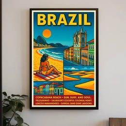 Discover Brazil Poster