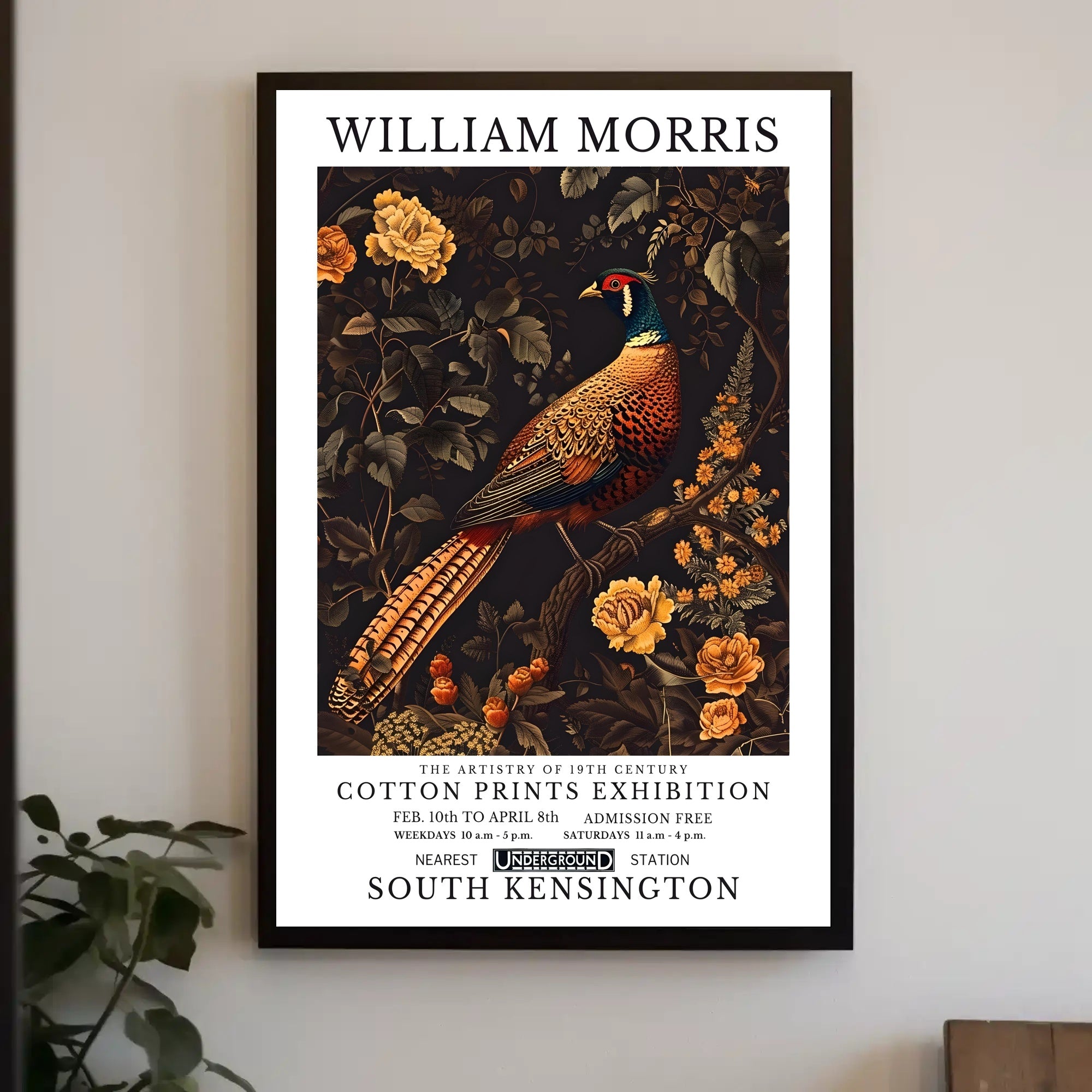 19th Century Cotton Prints Exhibition Heritage Poster