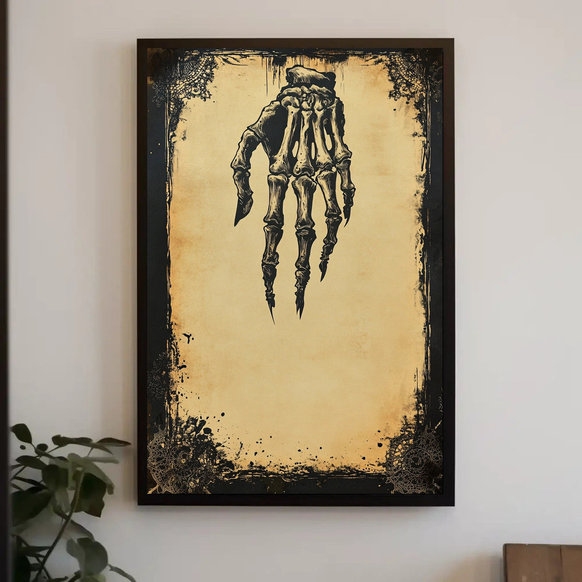 The Grim Reach Artistic Skeleton Poster