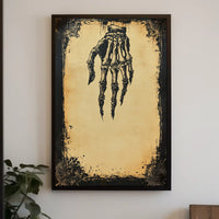 The Grim Reach Artistic Skeleton Poster