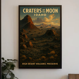 Craters Of The Moon Idaho Poster