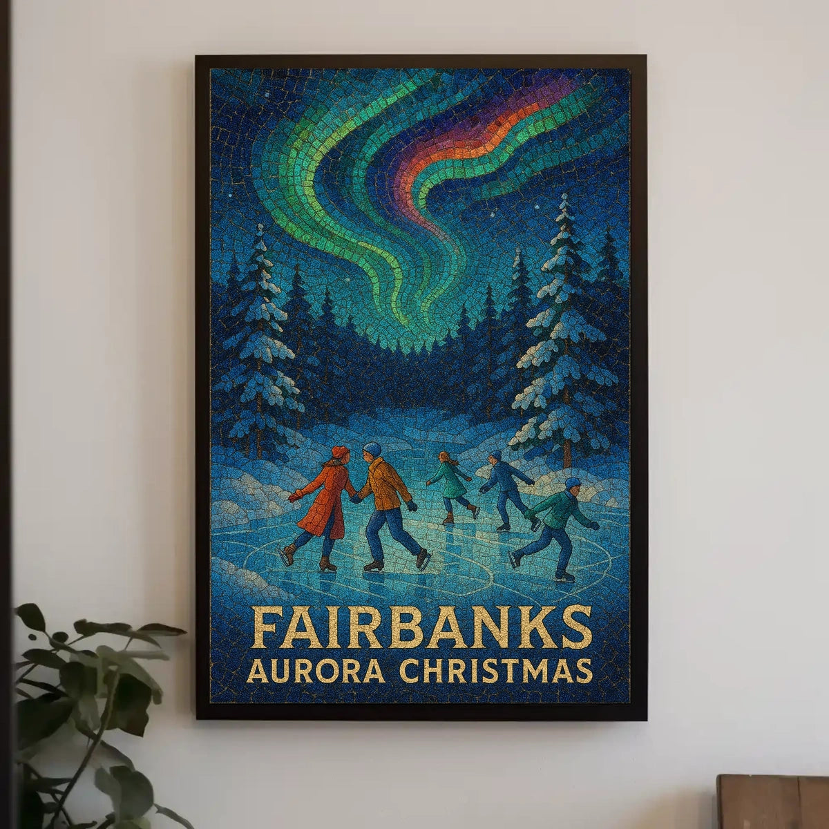 Fairbanks Aurora Poster