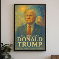 Trump Unity Patriotic Impressionism Poster
