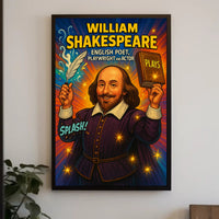 William Shakespeare – English Poet, Playwright, and Actor Poster PosterGoat
