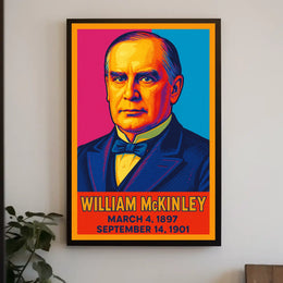 William Mckinley Presidential Tenure Poster
