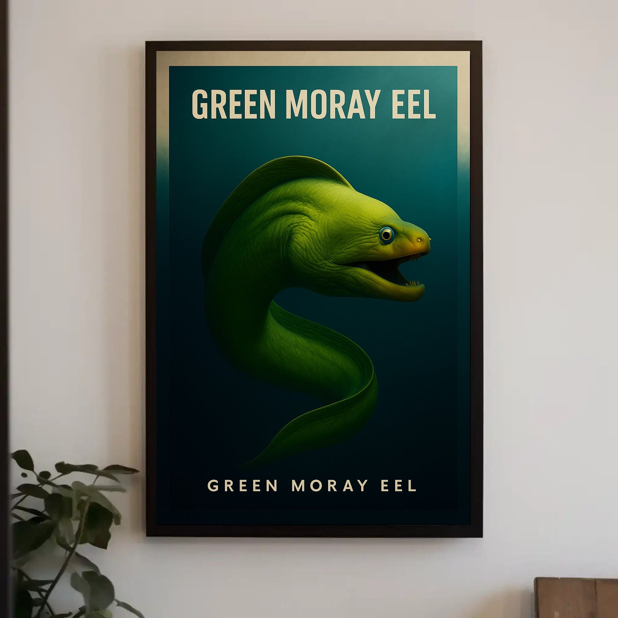 Green Moray Eel Poster