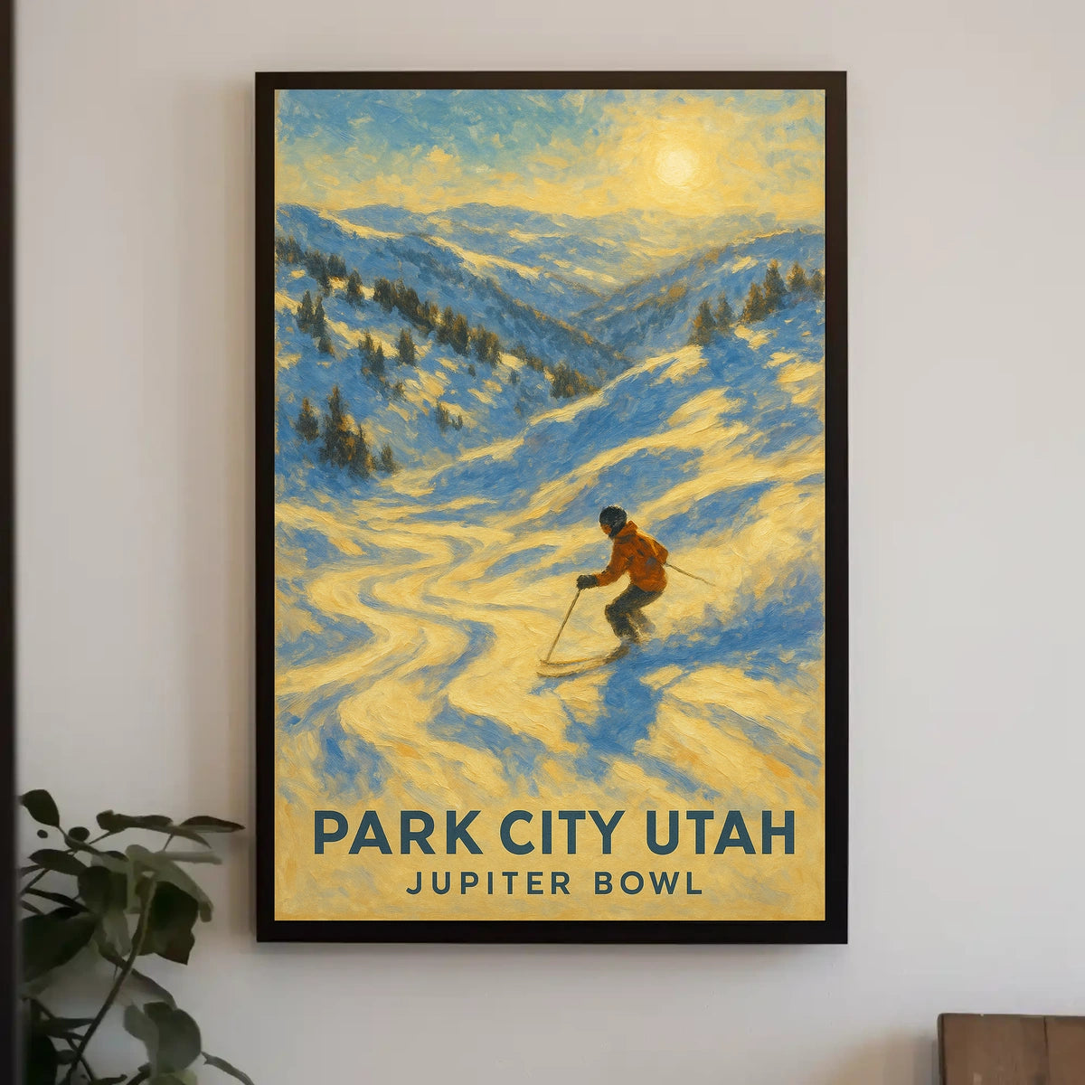 Park City Utah Jupiter Bowl Poster