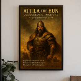 Attila The Hun Conqueror Of Nations Poster