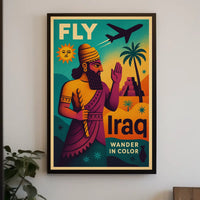 Fly Iraq Wander In Color Poster