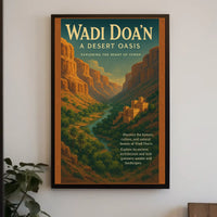 Wadi DoaN A Desert Oasis Poster