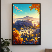Autumn In Athens Poster