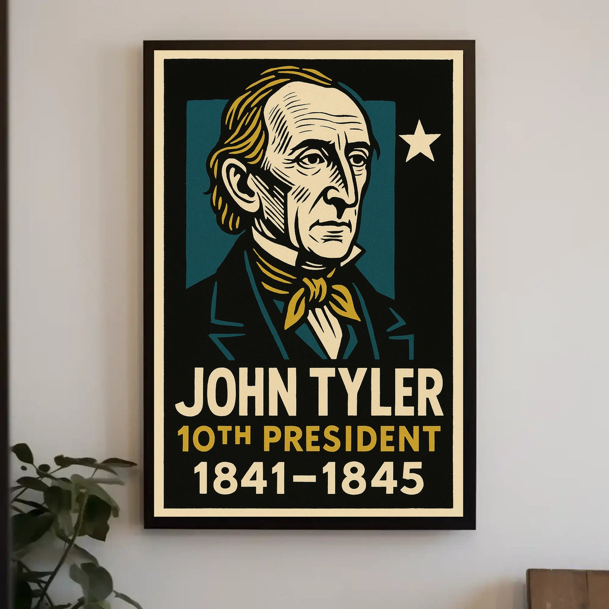 John Tyler 10th President Poster