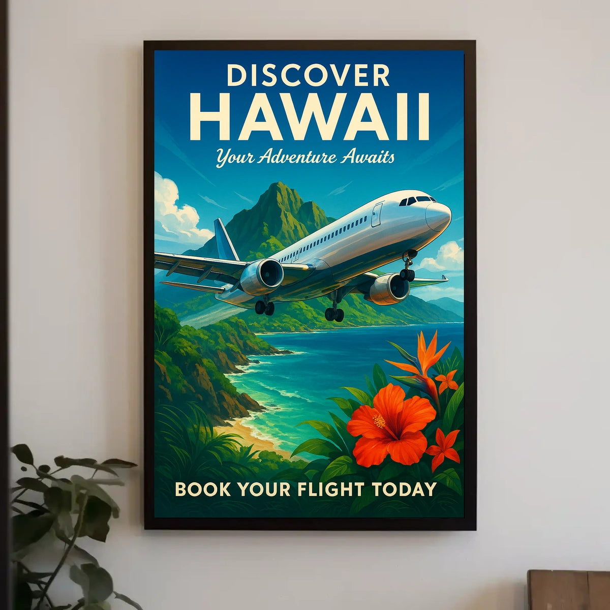 Hawaii Adventure Travel Poster
